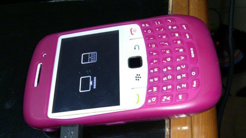 wts blackberry gemini 8520 white