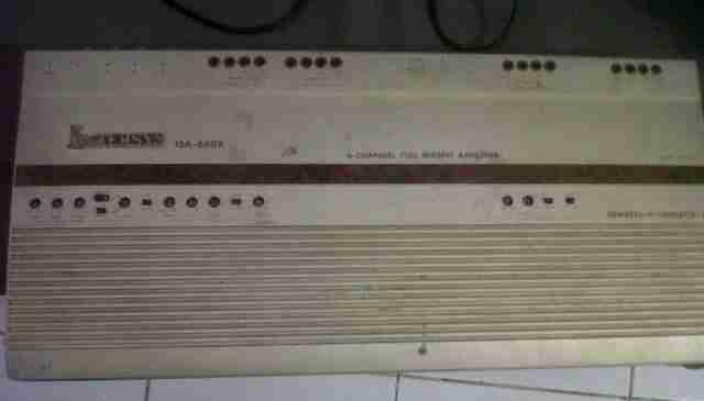 jual HU 2din Clarion VX 400A + Power 6 Channel Intersys ISA650X USA