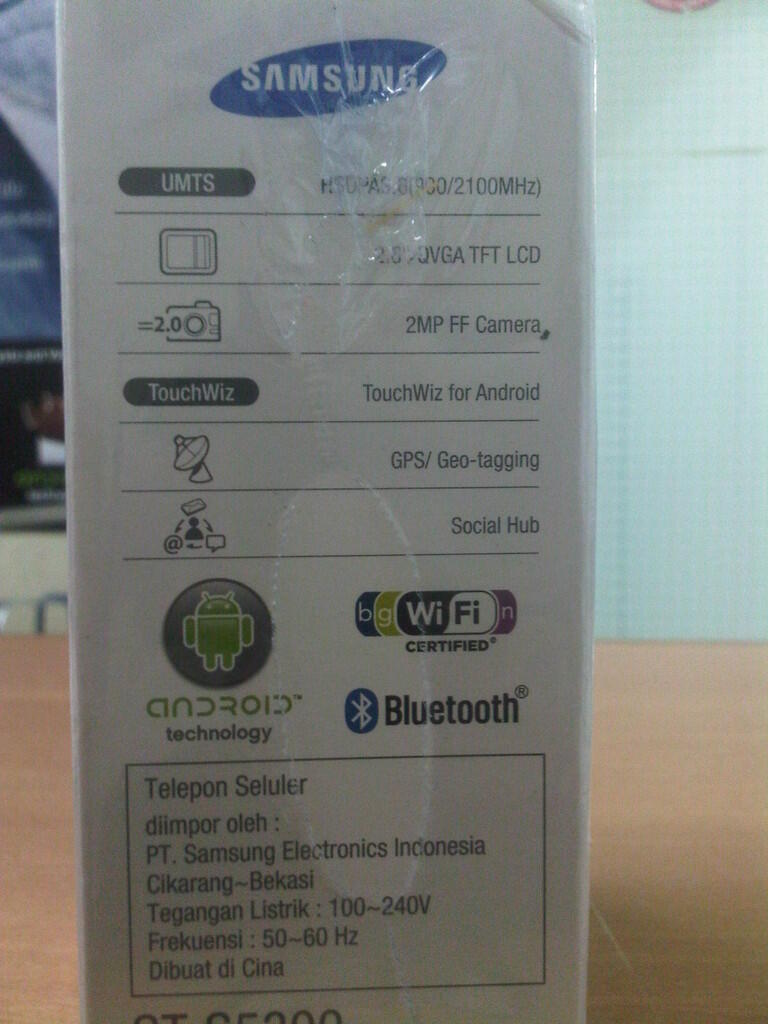 FS Samsung Galaxy Pocket GT-S5300 BNIB 1jutaan