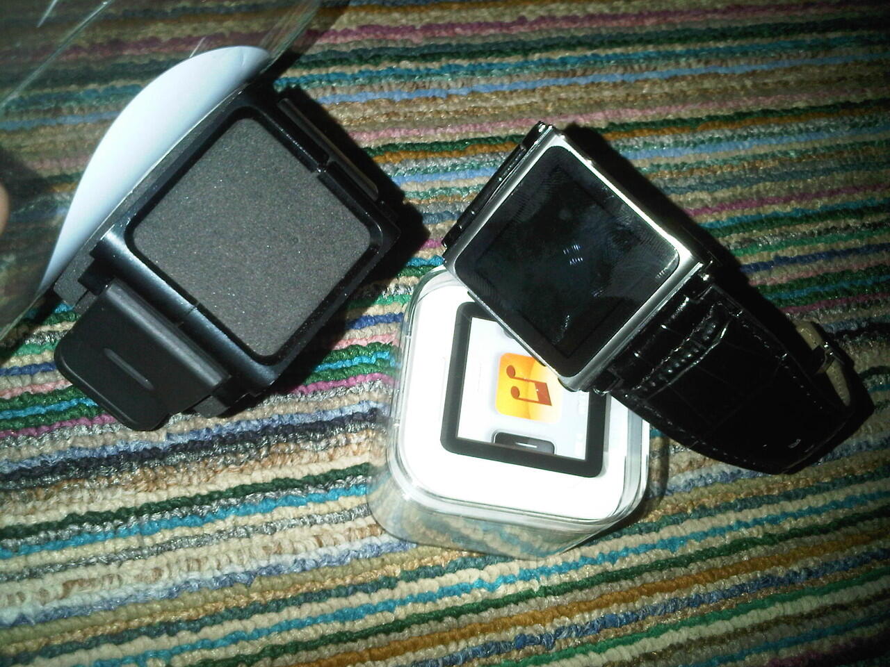 ipod nano 6th 8gb+iwatchz timepiece+lunatik