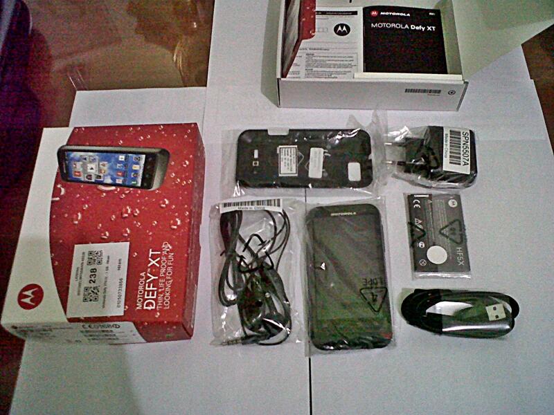 Motorola Defy XT535 Baru 1 hari Bandung