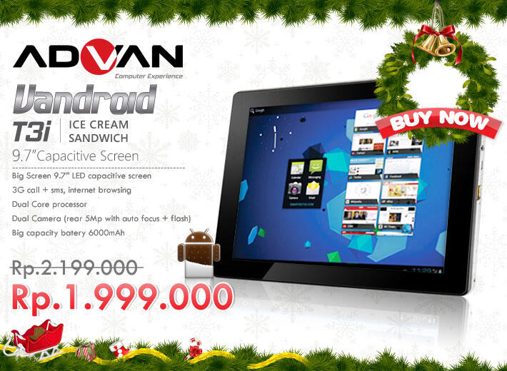 Advan Vandroid T3i DISKON SATU HARI DISINI gan!