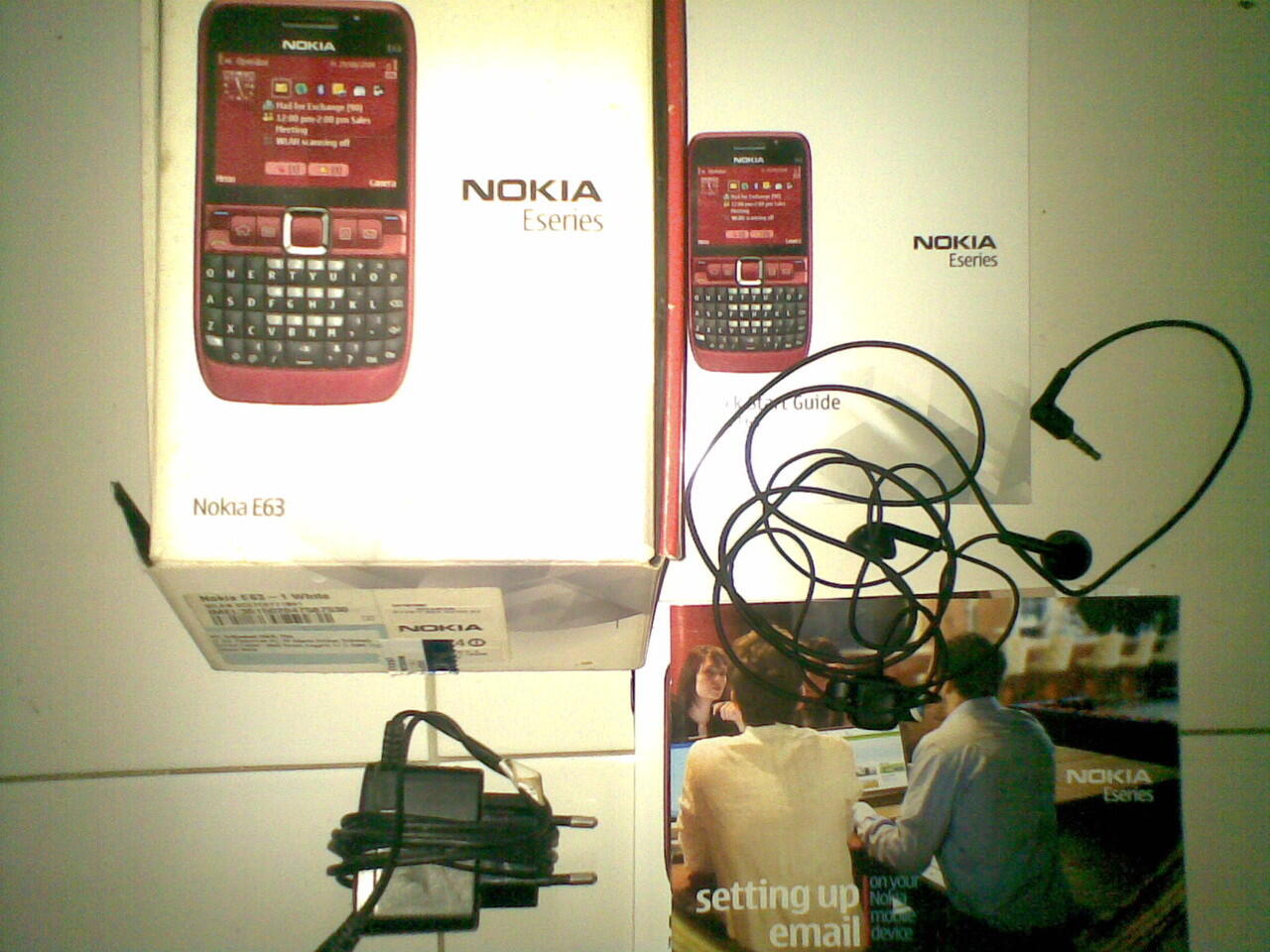NOKIA E63 WHITE