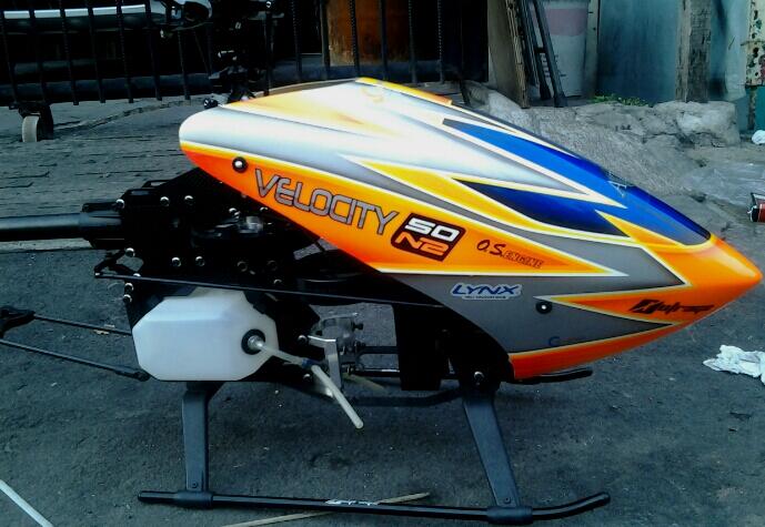 JUAL KIT HELI ENGINE KELAS 50 ( like New ) FBL