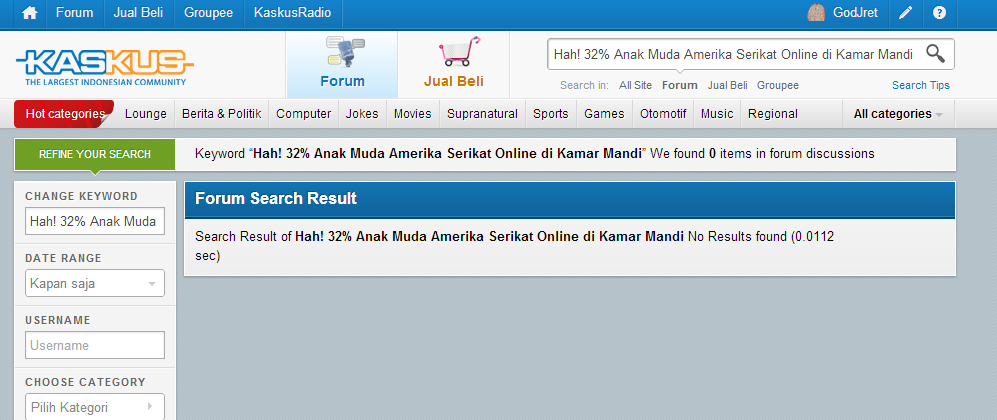 Hah! 32% Anak Muda Amerika Serikat Online di Kamar Mandi