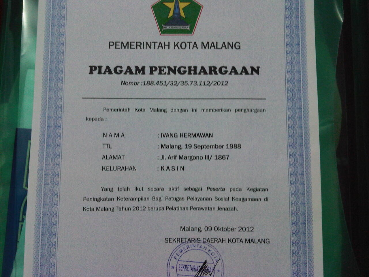 Perawat jenazah....