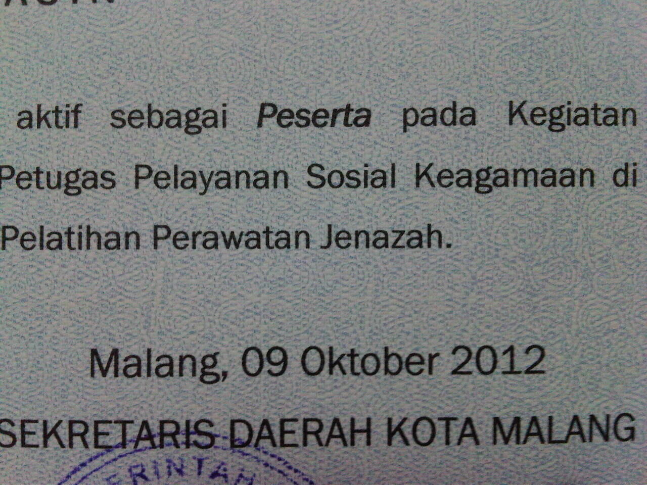 Perawat jenazah....