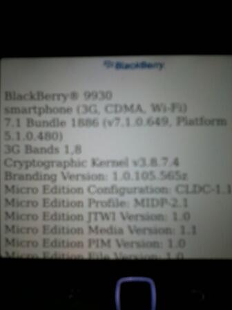 Blackberry 9930 Montana Hitam muluss
