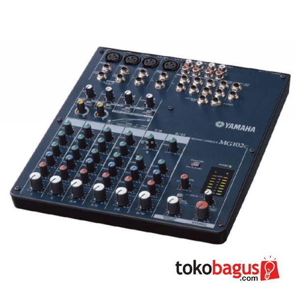 mixer yamaha MG 102 c dengan 10 input chanel mic