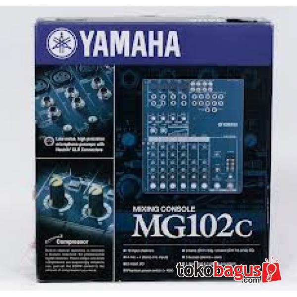 mixer yamaha MG 102 c dengan 10 input chanel mic