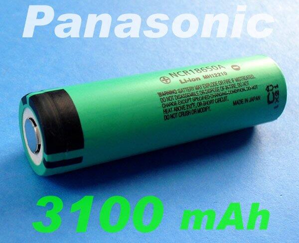Original Panasonic NCR18650A 3100mAh 18650