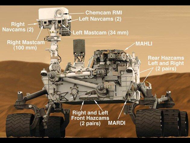 Foto-foto pendaratan sukses kendaraan penjelajah NASA di Mars