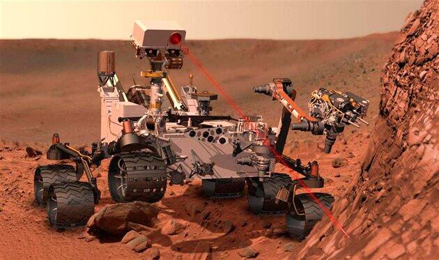 Foto-foto pendaratan sukses kendaraan penjelajah NASA di Mars