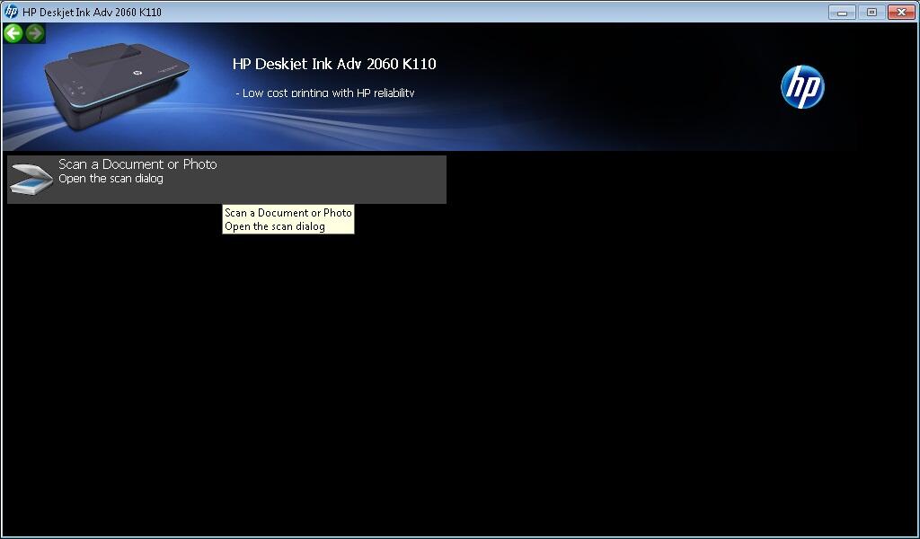 HP Deskjet Ink Advantage 2060 kok gak bisa scanning sih??