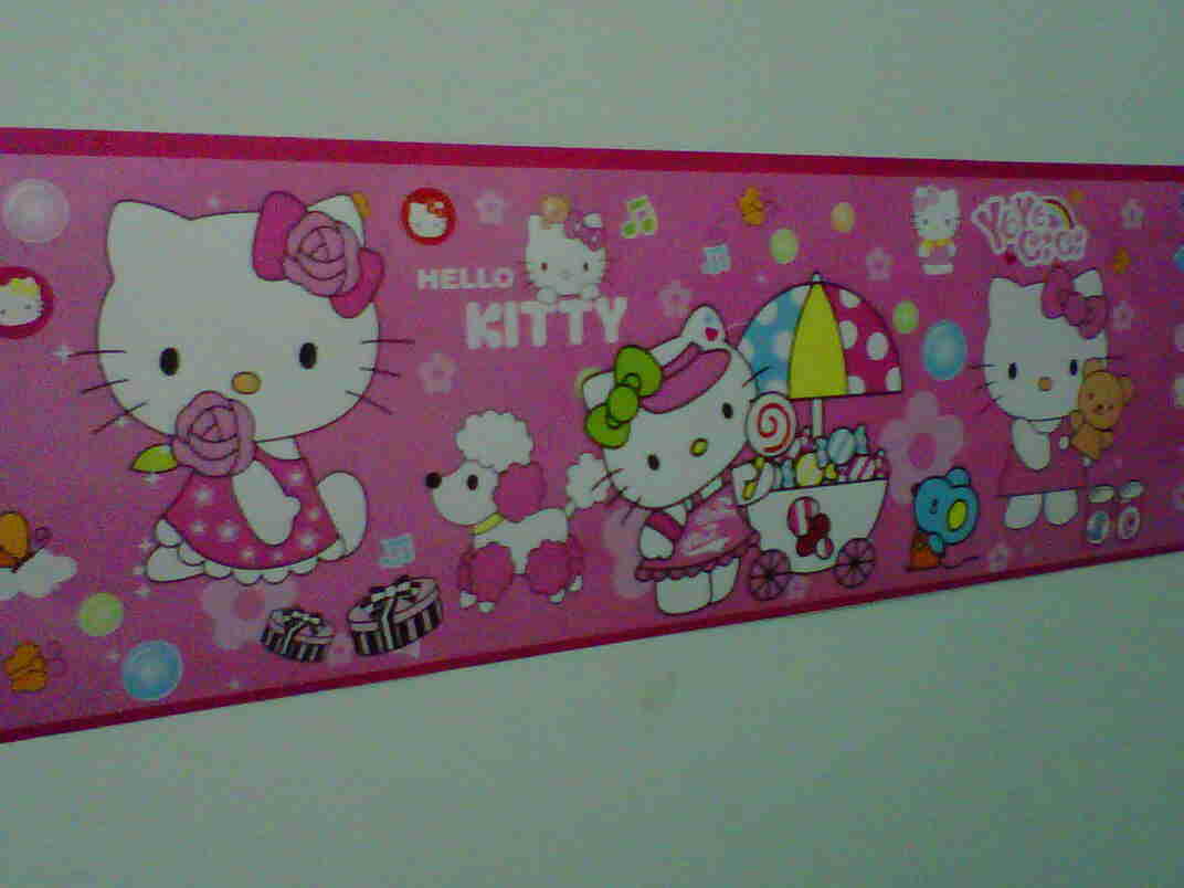 Terjual BORDER DINDING TOM & JERRY , DORA, HELLO KITTY DLL 