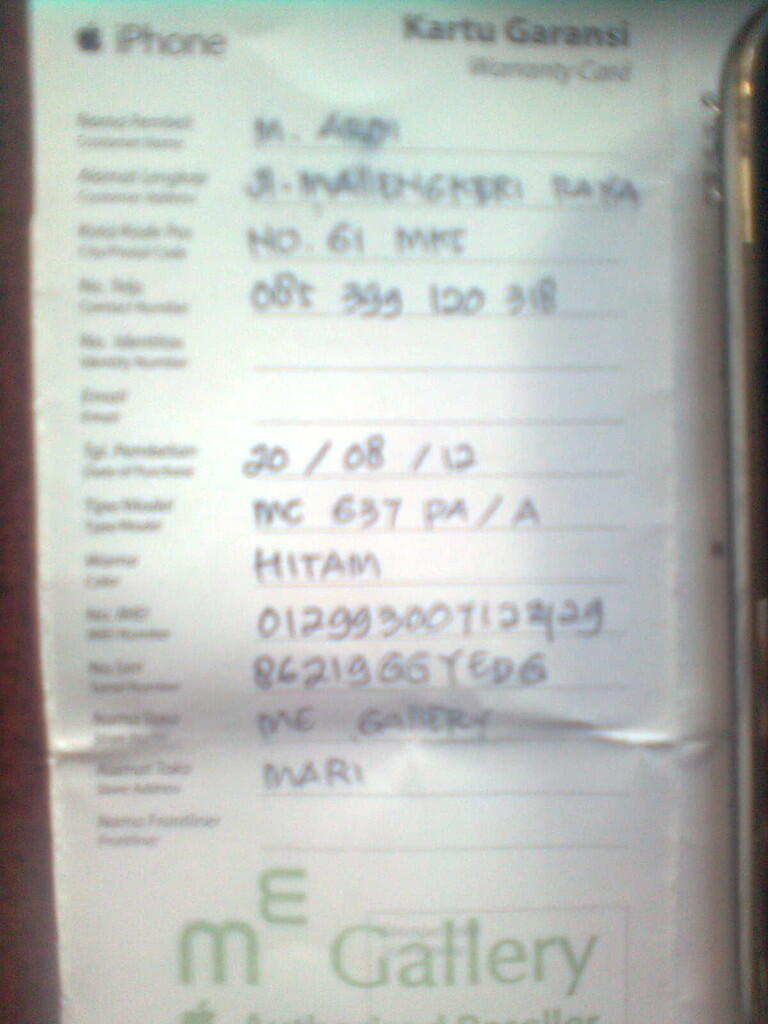 iPhone 3GS 8GB Butuh Duit 1,9 aja, bisa nego!!!!