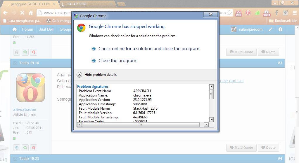 Problem details. Problem details