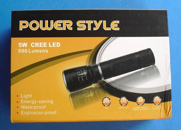 Senter CREE ZOOM Q5 UltraFire(General) X7084 3Mode Paket Komplit