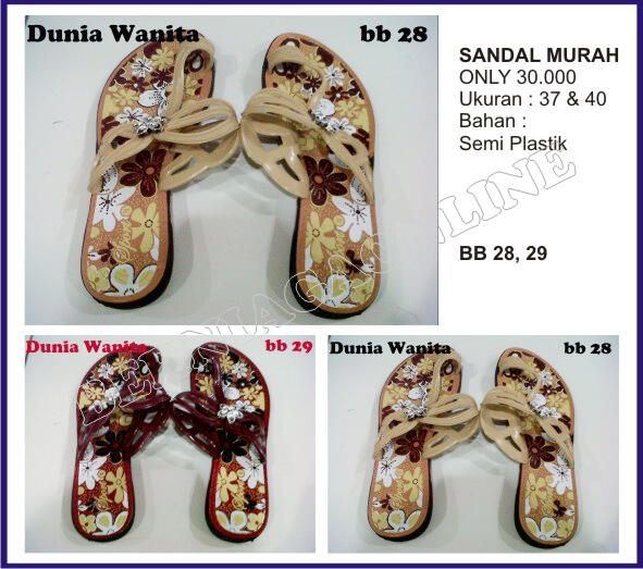 Sepatu, Sendal dan Dompet Wanita