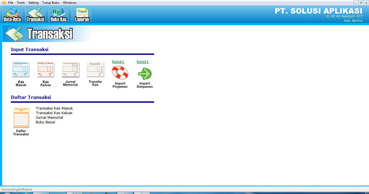 Program POS dan Akutansi