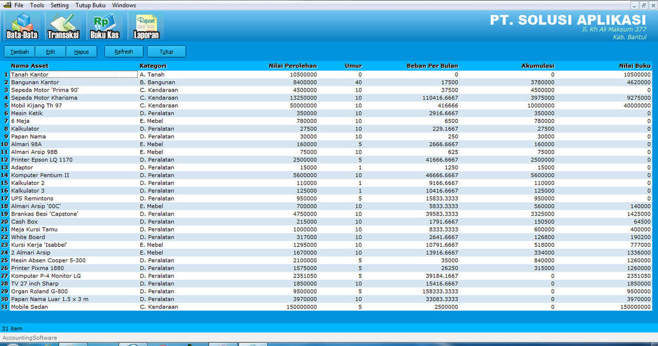 Program POS dan Akutansi