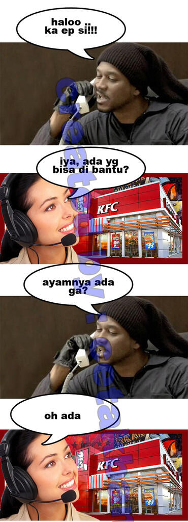 3 Komik Wong Tegal Nelpon KFC (kaefci) + (ngakak ane Up Date gan)