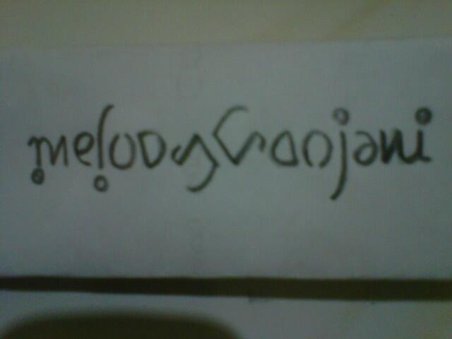 Sharing Ambigram persembahan dari Endoneshia