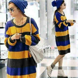 baju wanita murah Rajut knit model korea ecer harga grosir