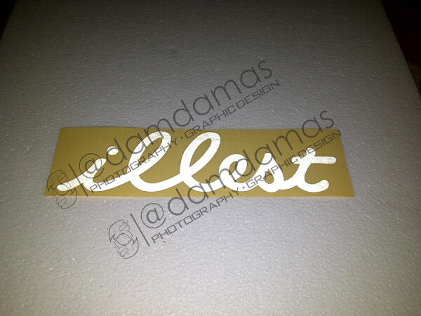 Stiker (decal) Mercedes, BMW, Toyota Crown, dll