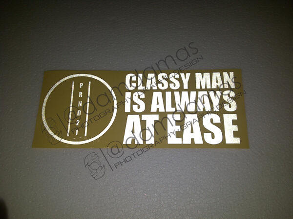 Stiker (decal) Mercedes, BMW, Toyota Crown, dll