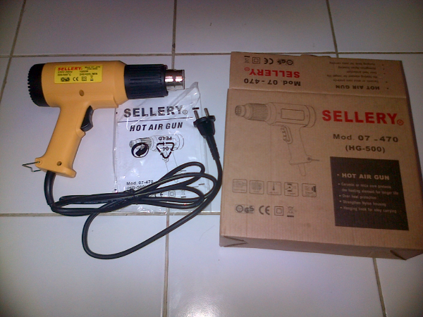 jual hot air gun / heat gun merk selery