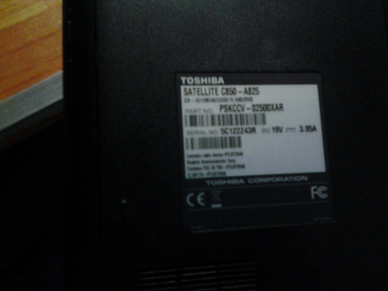 LAPTOP TOSHIBA