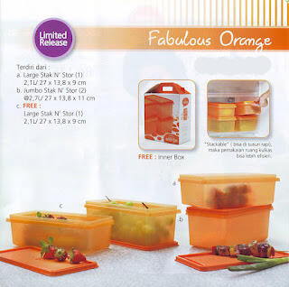 Tupperware Fabulous Orange