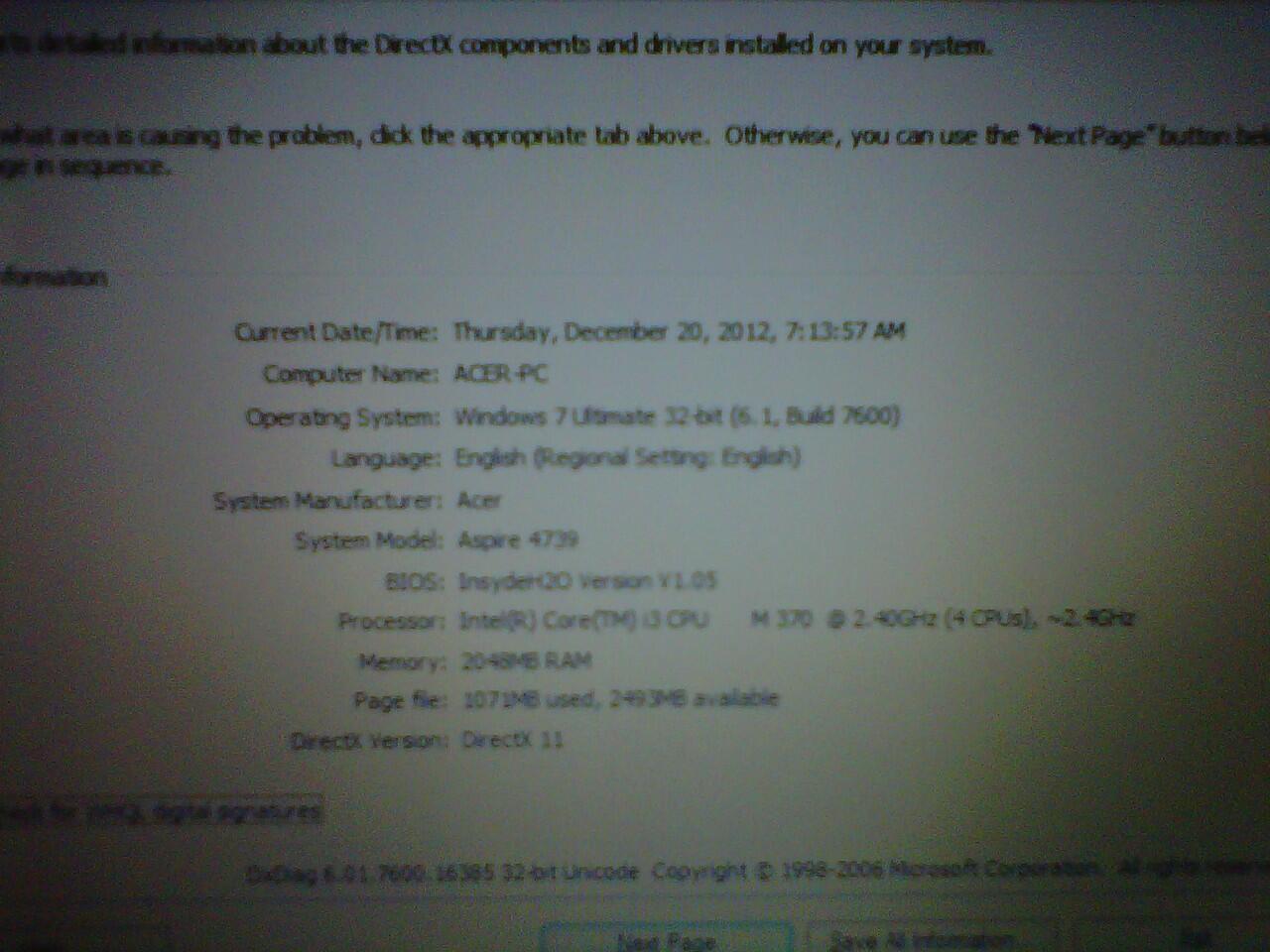 Acer Aspire 4739-372G32Mikk I3 MEMUSAKAN
