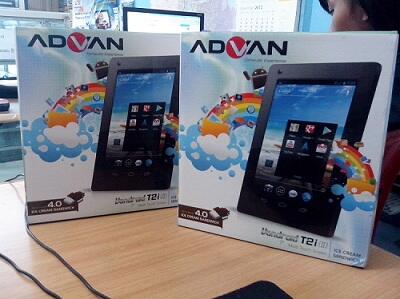 Tablet PC Merk ADVAN T2i seri II DUAL CAMERA NEW !!
