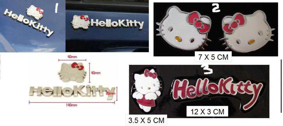 Aksesoris Mobil Hello Kitty