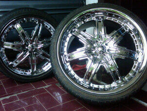 WTS : Velg 18" chrome , double pcd innova, buat CR-V BMW MERCY INNOVA