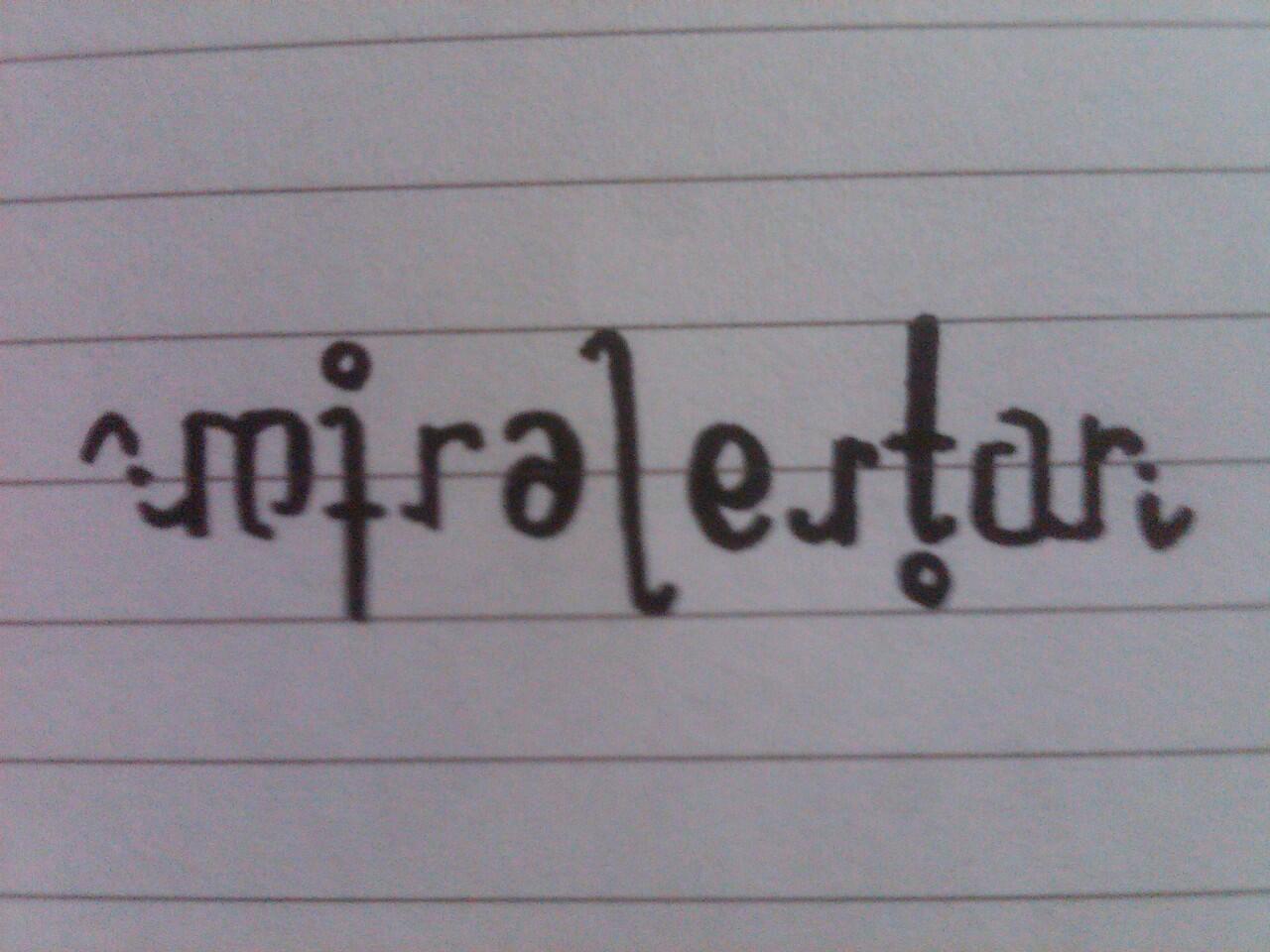 Sharing Ambigram persembahan dari Endoneshia