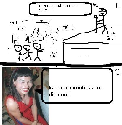 KOMIK-Ariel-Separuh kamu, bukan aku ya gan.