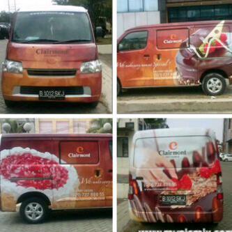 Stiker Promosi mobil