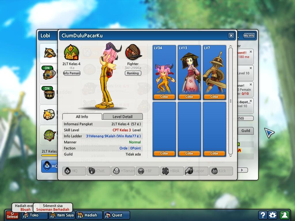 Jual Lost Saga / Tuker Sama Ayodance