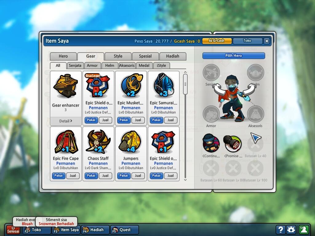 Jual Lost Saga / Tuker Sama Ayodance