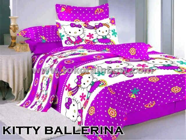 Sprei dan Bed Cover Hello Kitty Ballerina motif terbaru