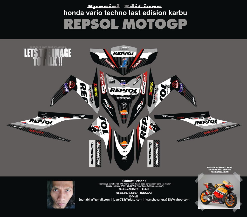 STRIPPING MOTOR DESAIN SUKA SUKA v