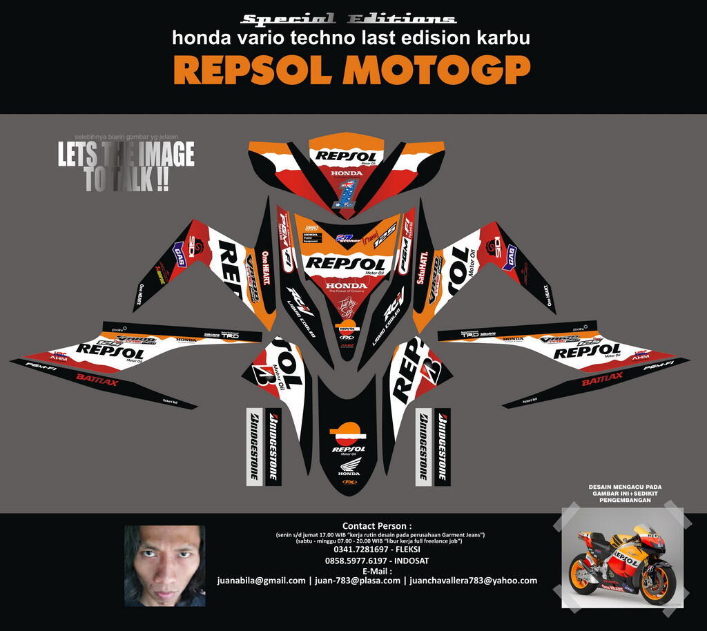 STRIPPING MOTOR DESAIN SUKA SUKA v