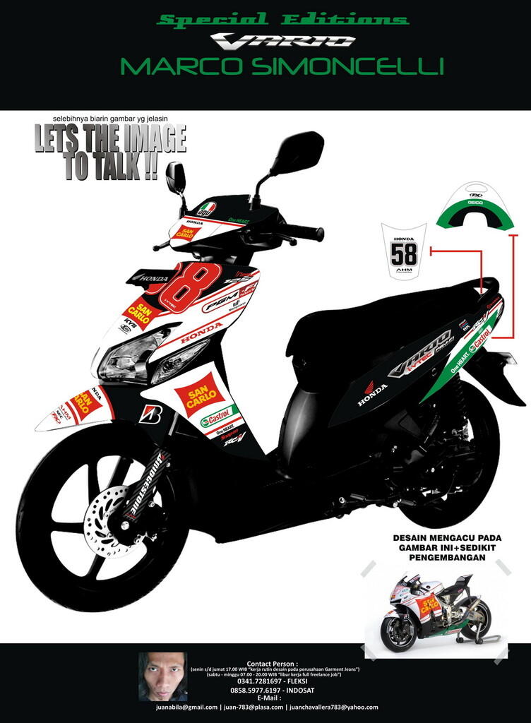 STRIPPING MOTOR DESAIN SUKA SUKA v