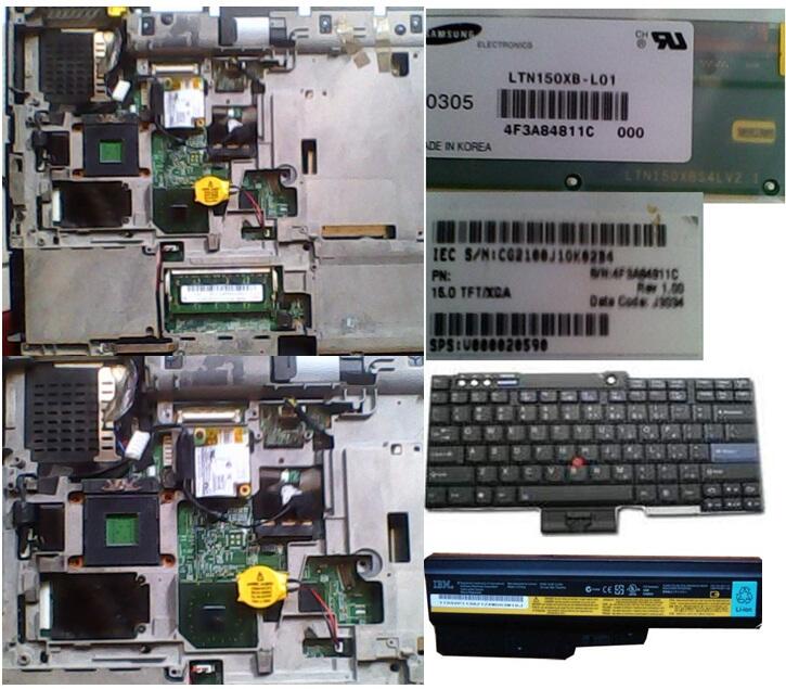part Notebook IBM R60e masuk