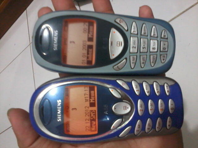 2 hp jadul siemens A55 dan C55