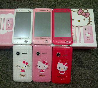 handphone Hello kitty merk Maxis murah