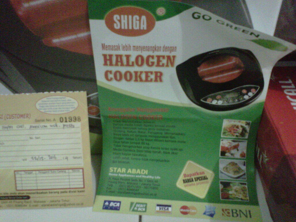 PAKET MURAH : HALOGEN COOKER + HAPPY CALL + AMERICAN COOK